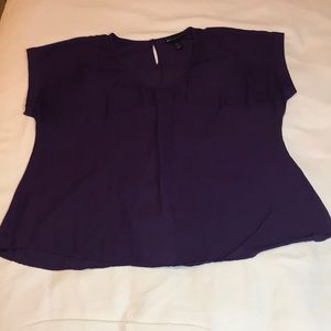 Lane Bryant Sheer Short Sleeve Blouse Size 18/20